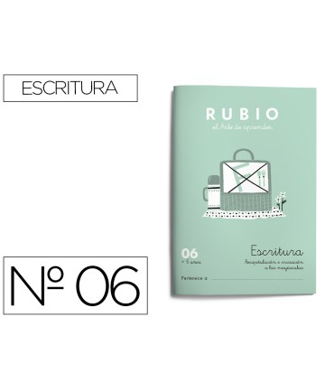 Cuaderno rubio caligrafia nº 06